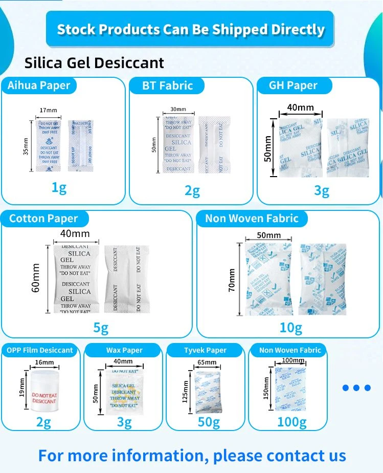 China silica gel desiccants for moisture absorption factory China silica gel desiccants for moisture absorption factory